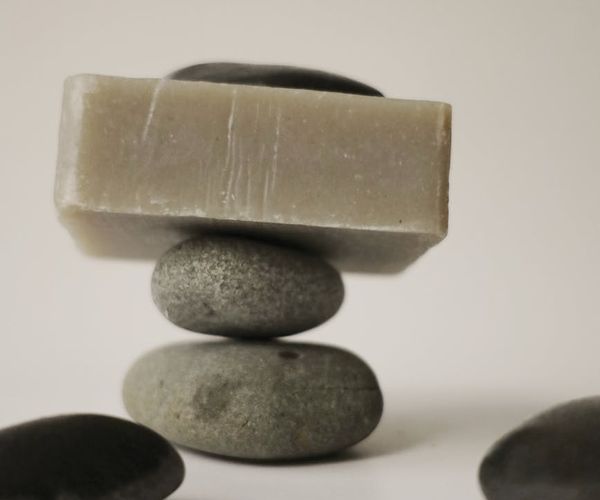 Minimalist Zen garden with stones representing balance